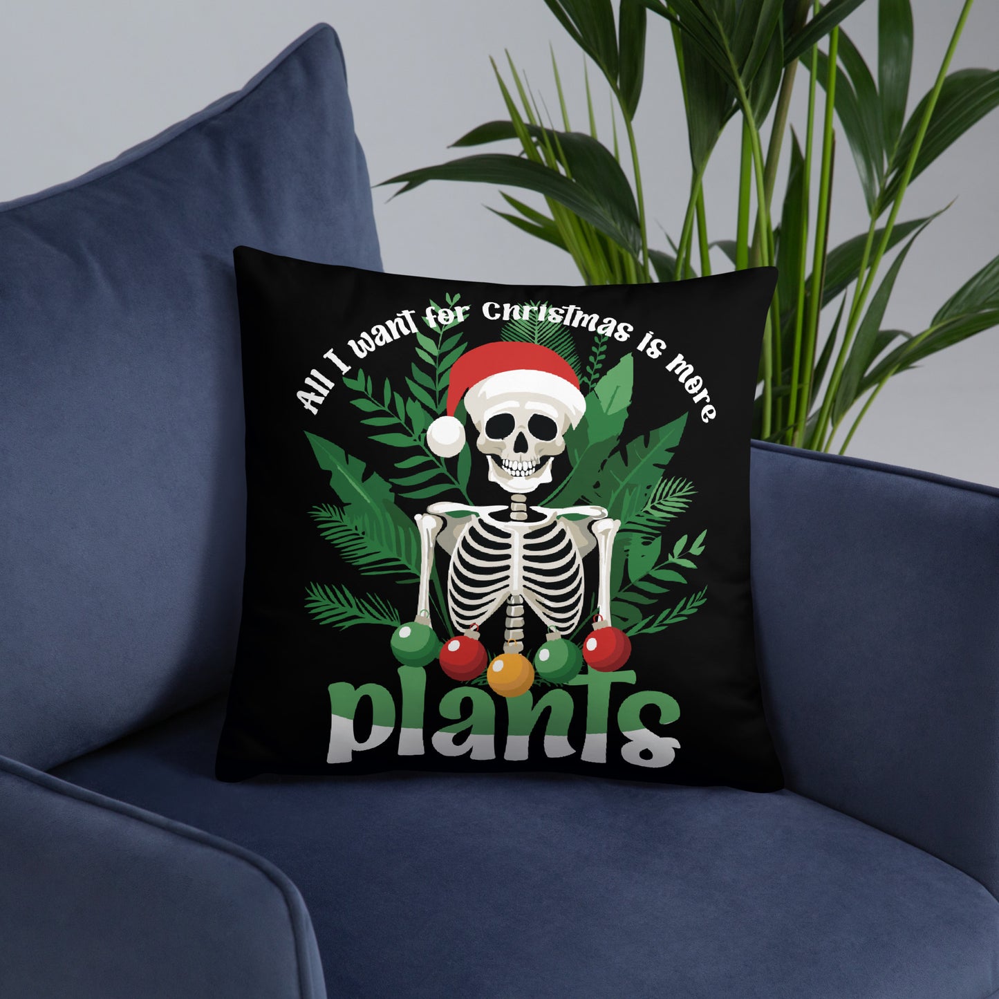 All I Want For Christmas Throw Pillow