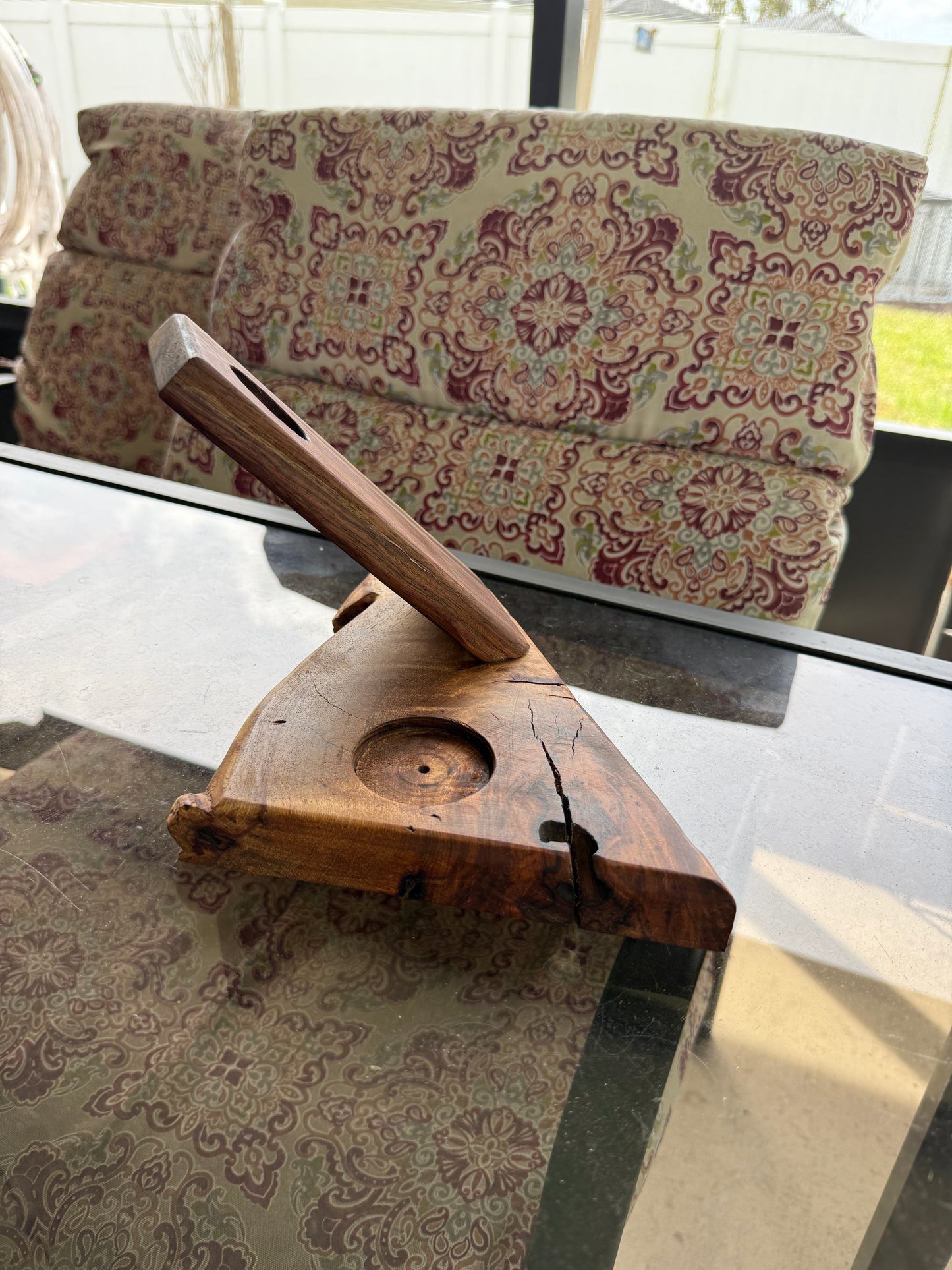 Bourbon Bottle & Glass Display Stand