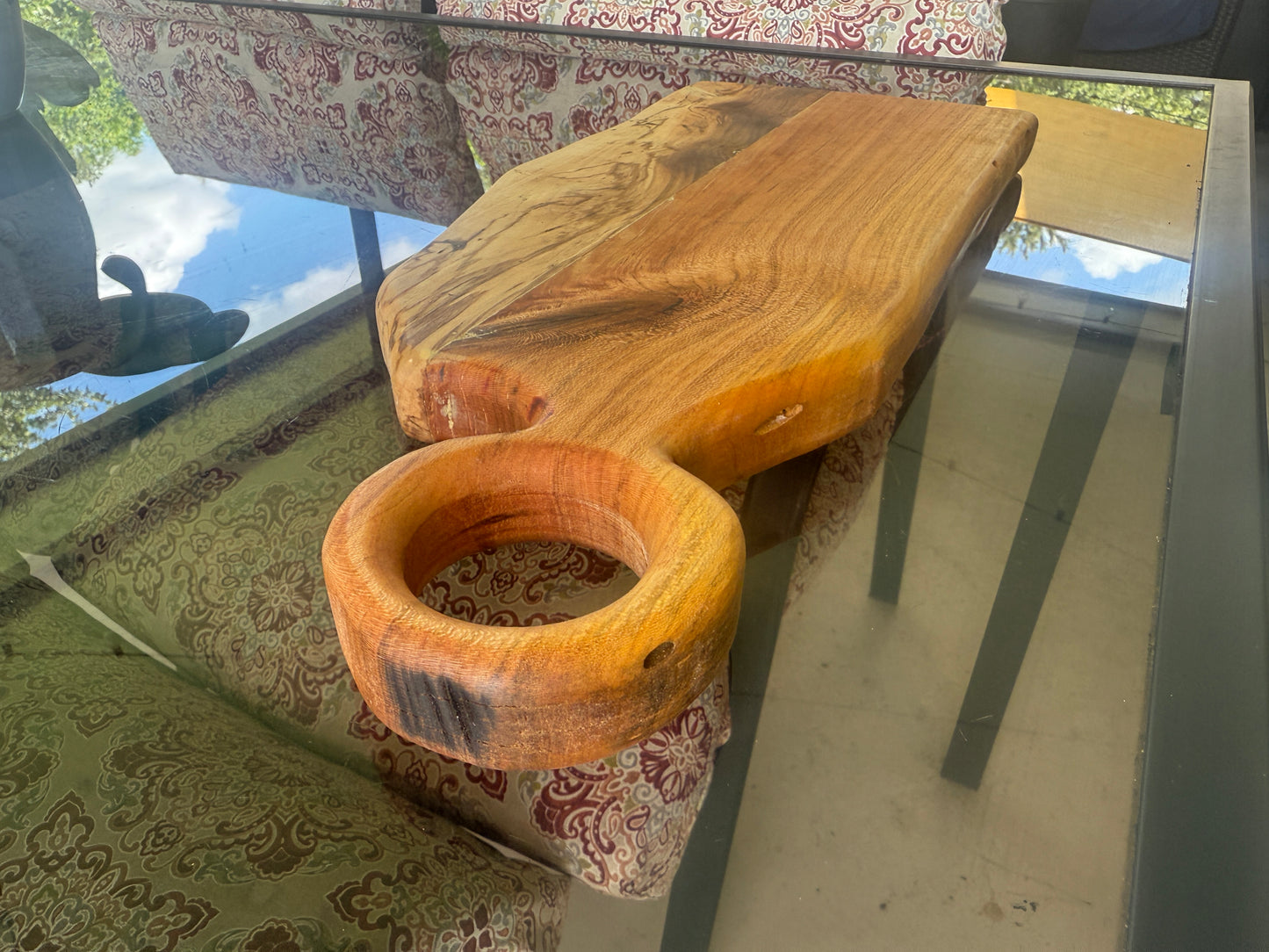 Cherry Wood and Hickory Cutting Board