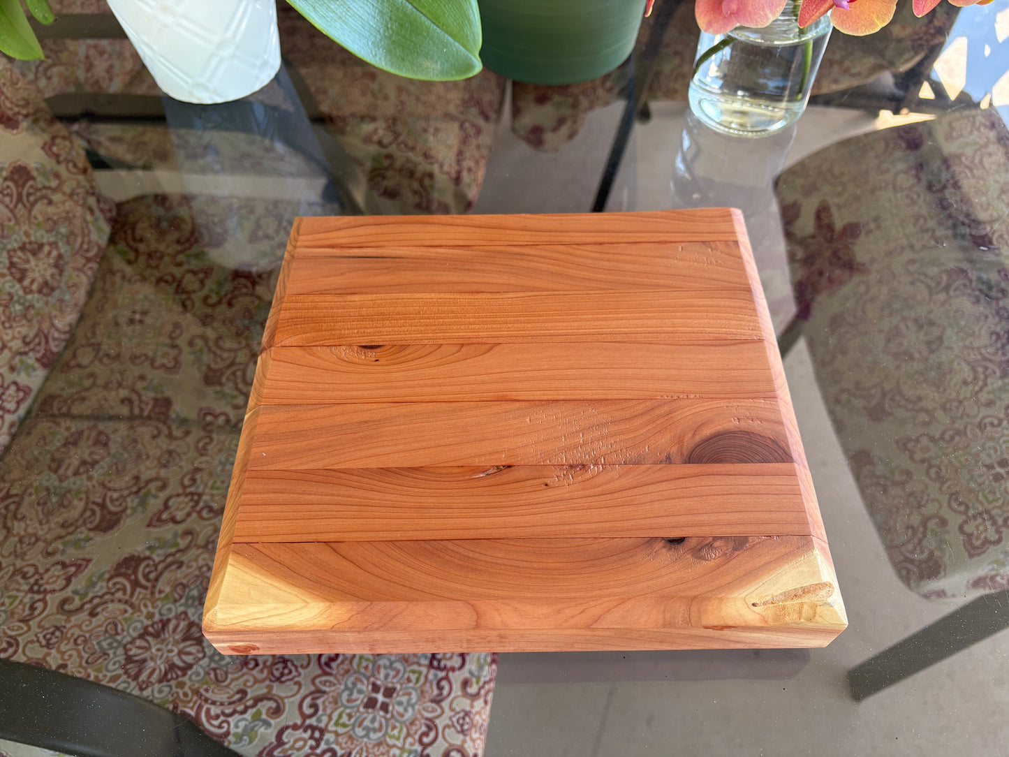 Juniper Wood Butcher Block Cutting Board