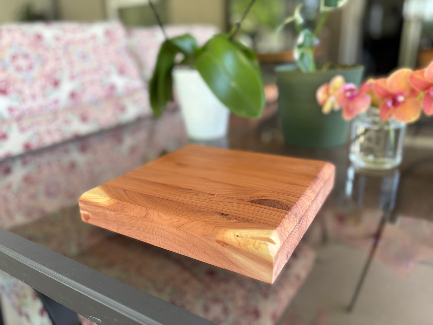 Juniper Wood Butcher Block Cutting Board