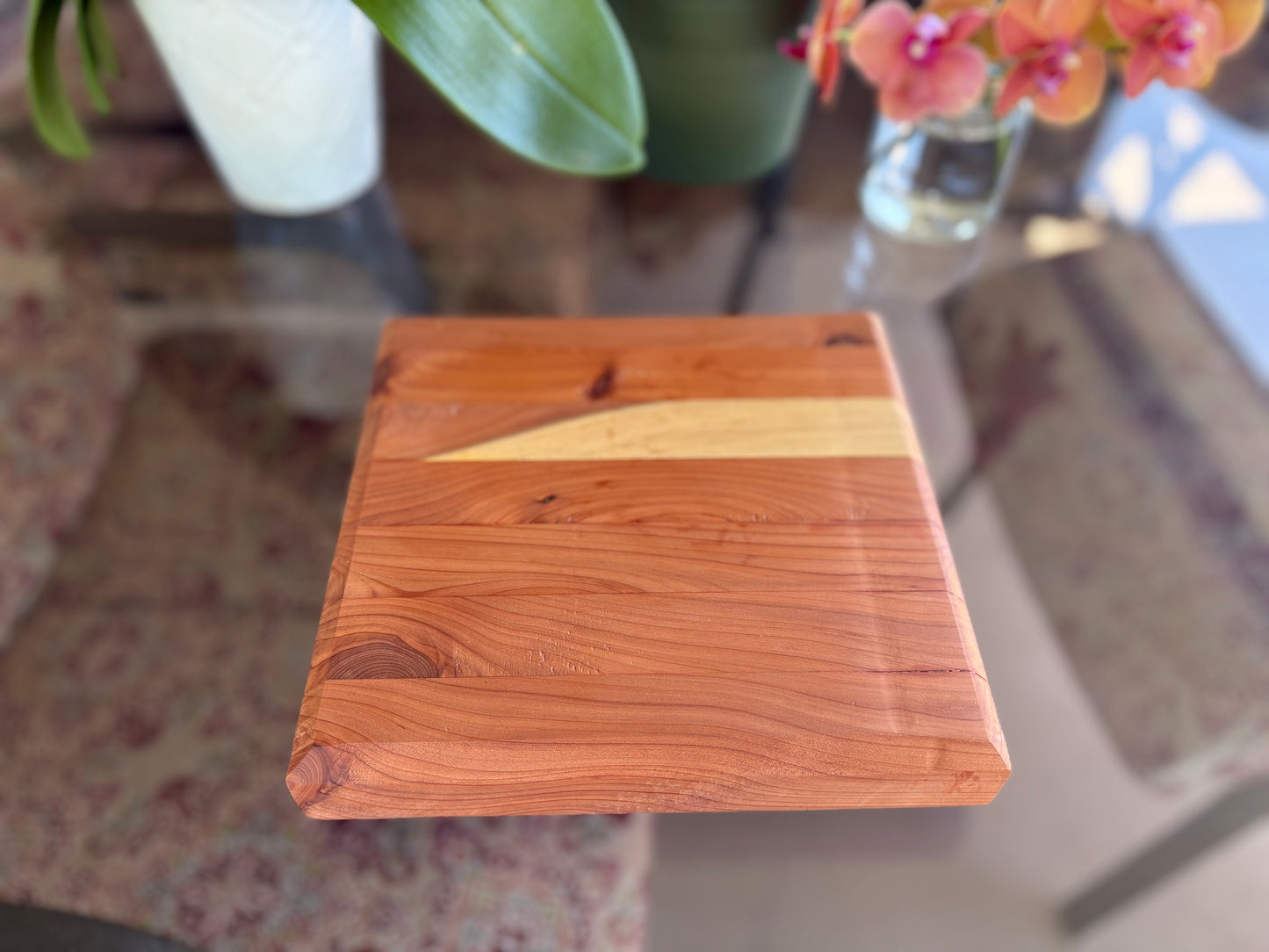 Juniper Wood Butcher Block Cutting Board