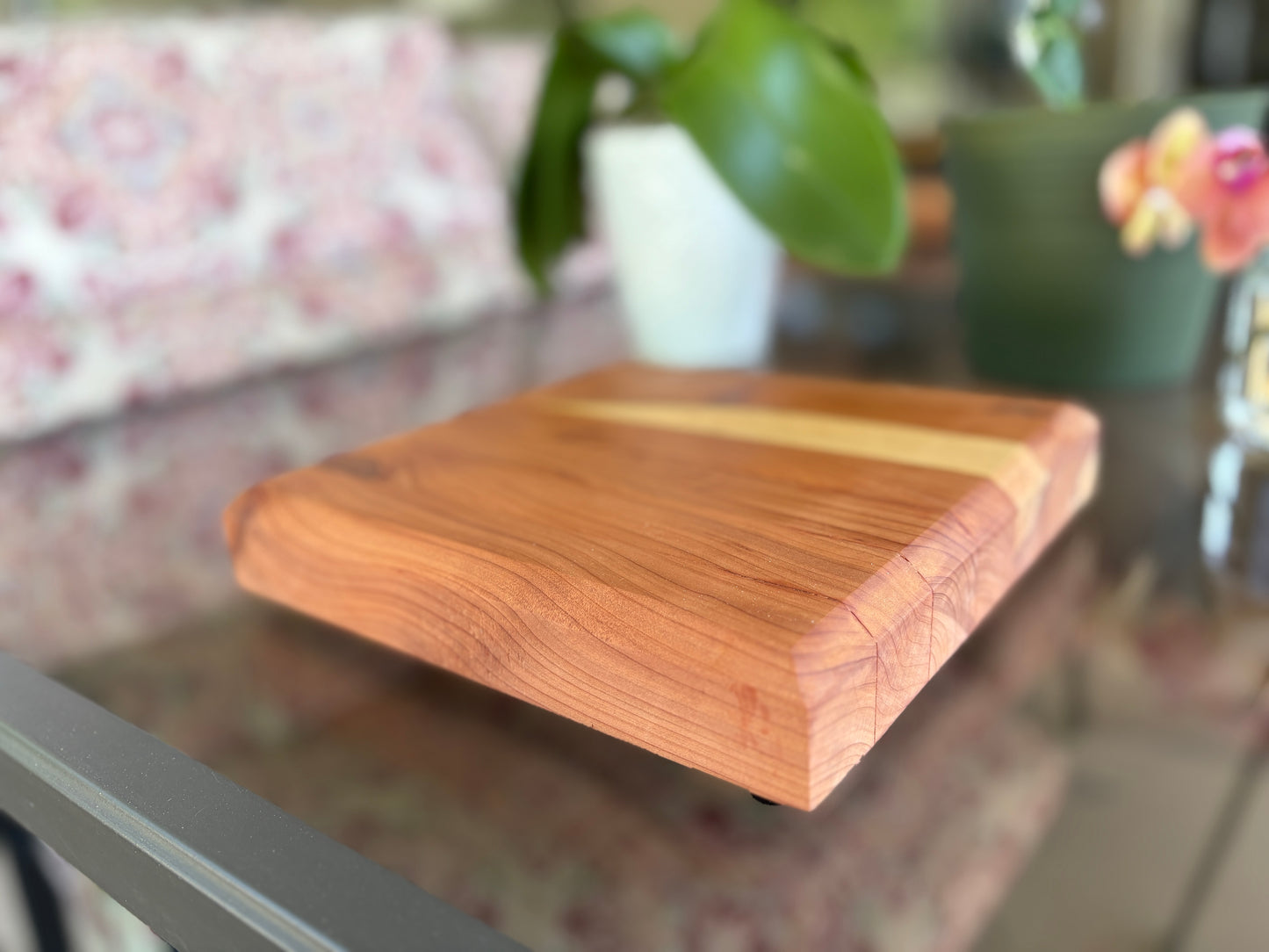 Juniper Wood Butcher Block Cutting Board