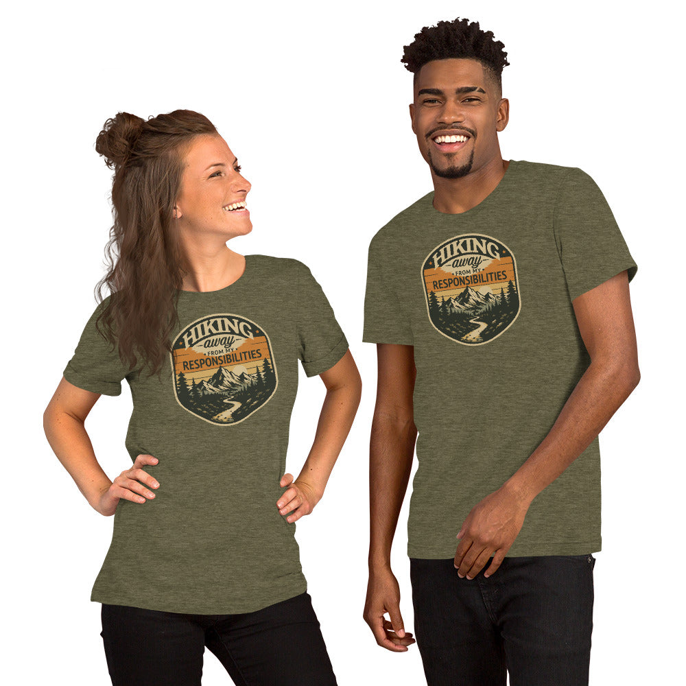 Hiking Away Unisex T-shirt