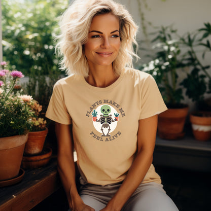Plants Make Me Feel Alive Unisex T-shirt