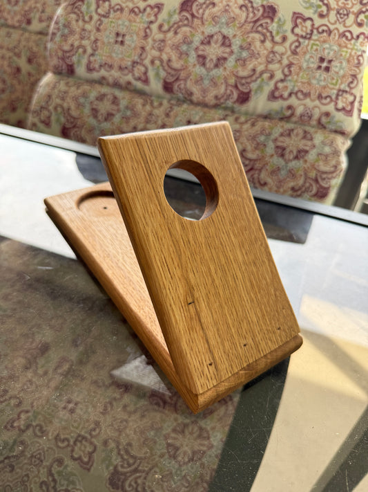 Bourbon Bottle & Glass Display Stand