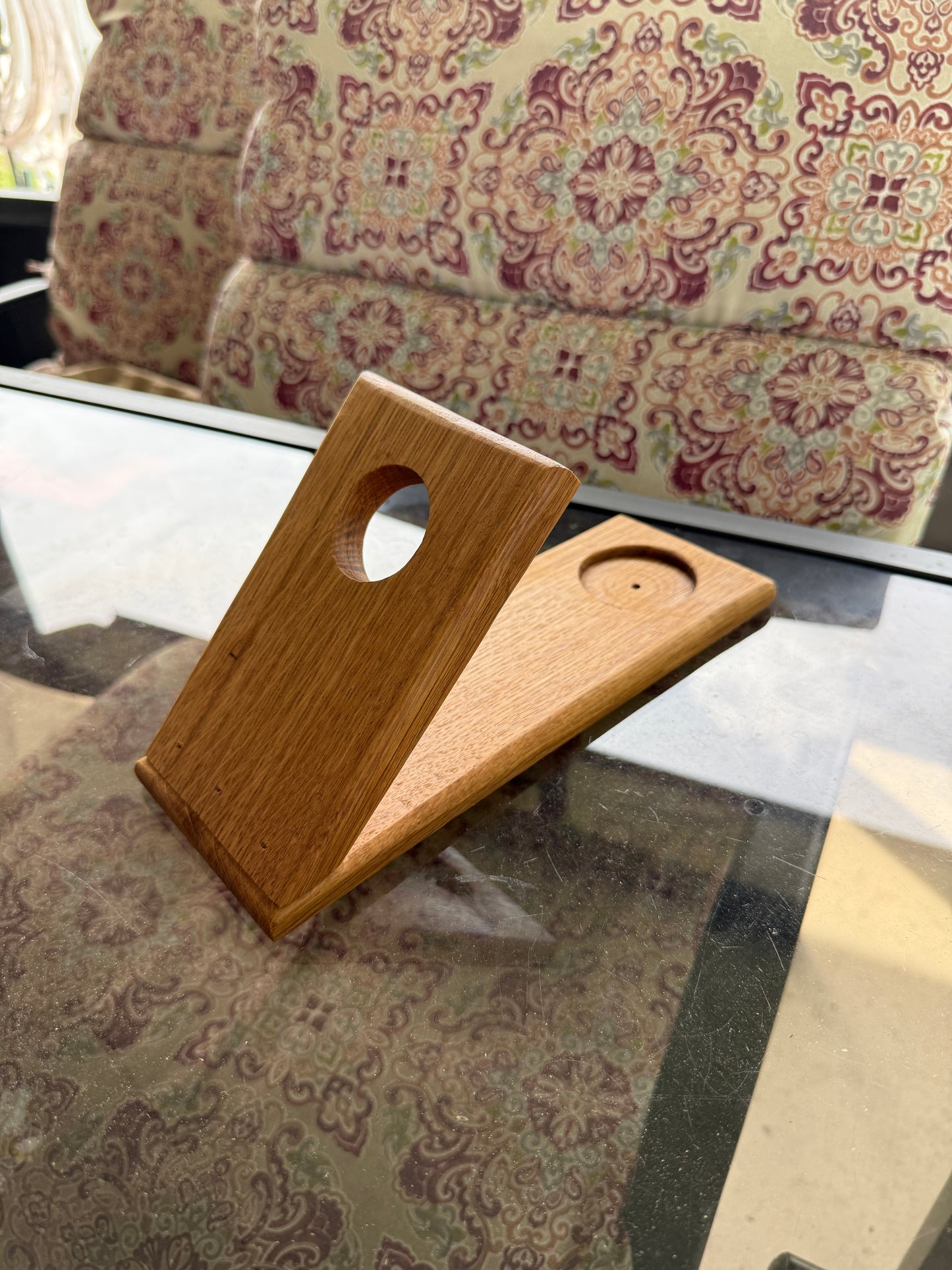 Bourbon Bottle & Glass Display Stand