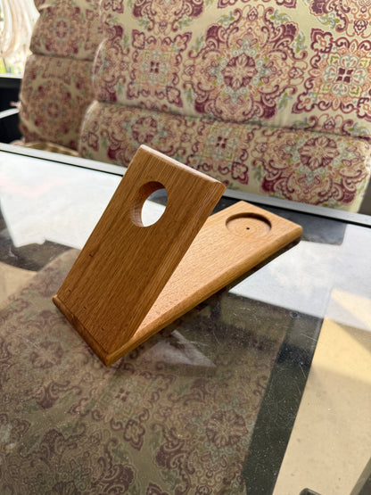 Bourbon Bottle & Glass Display Stand