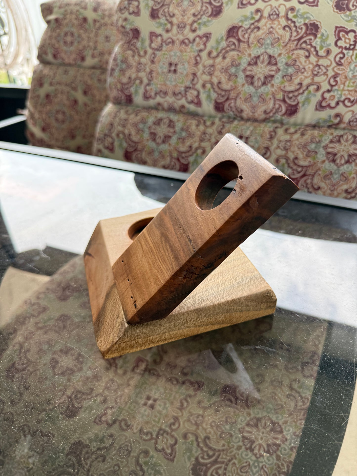Bourbon Bottle & Glass Display Stand