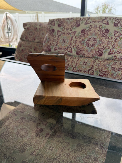 Bourbon Bottle & Glass Display Stand