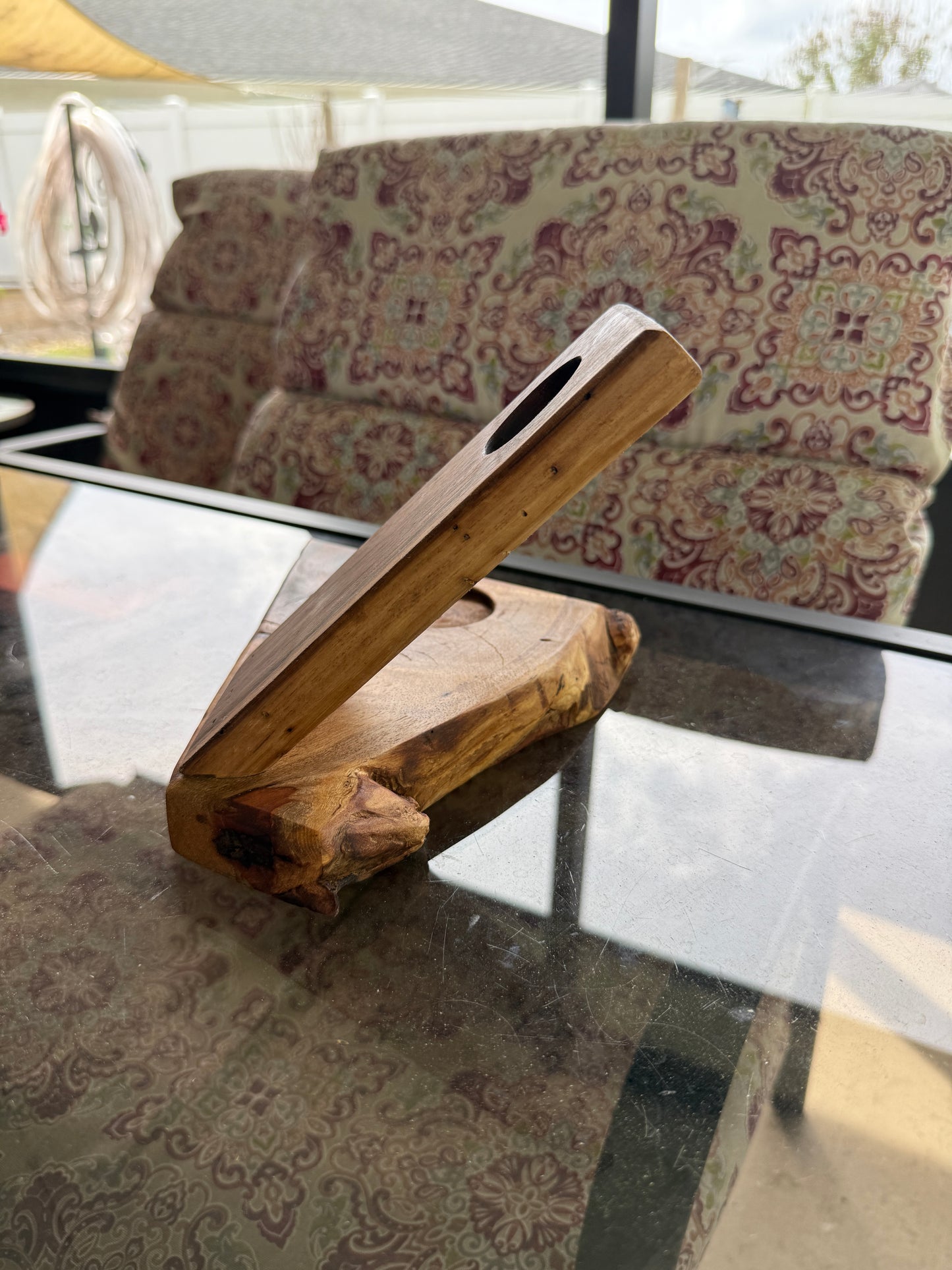 Bourbon Bottle & Glass Display Stand