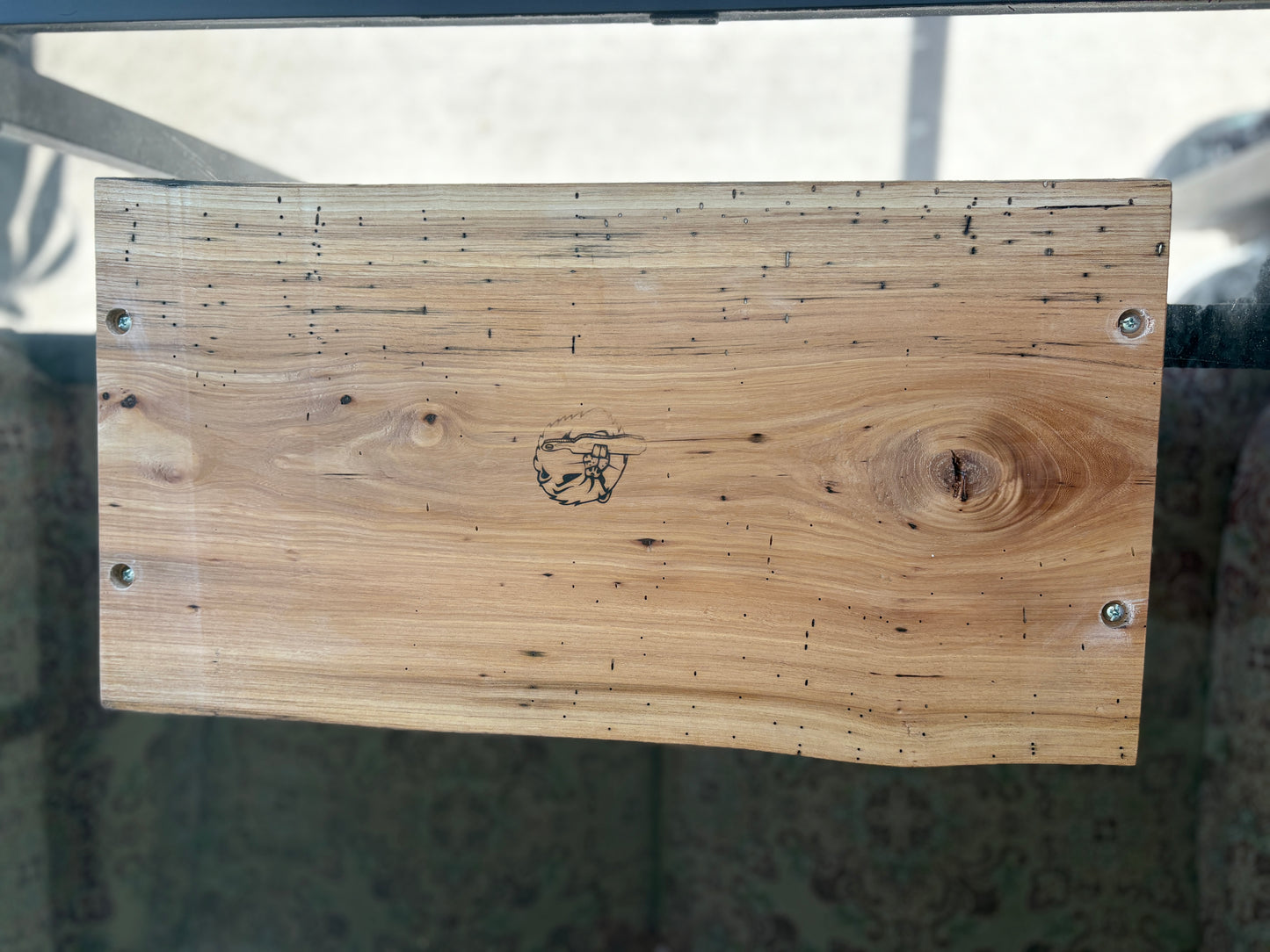Hickory Charcuterie Board with Champagne Handles