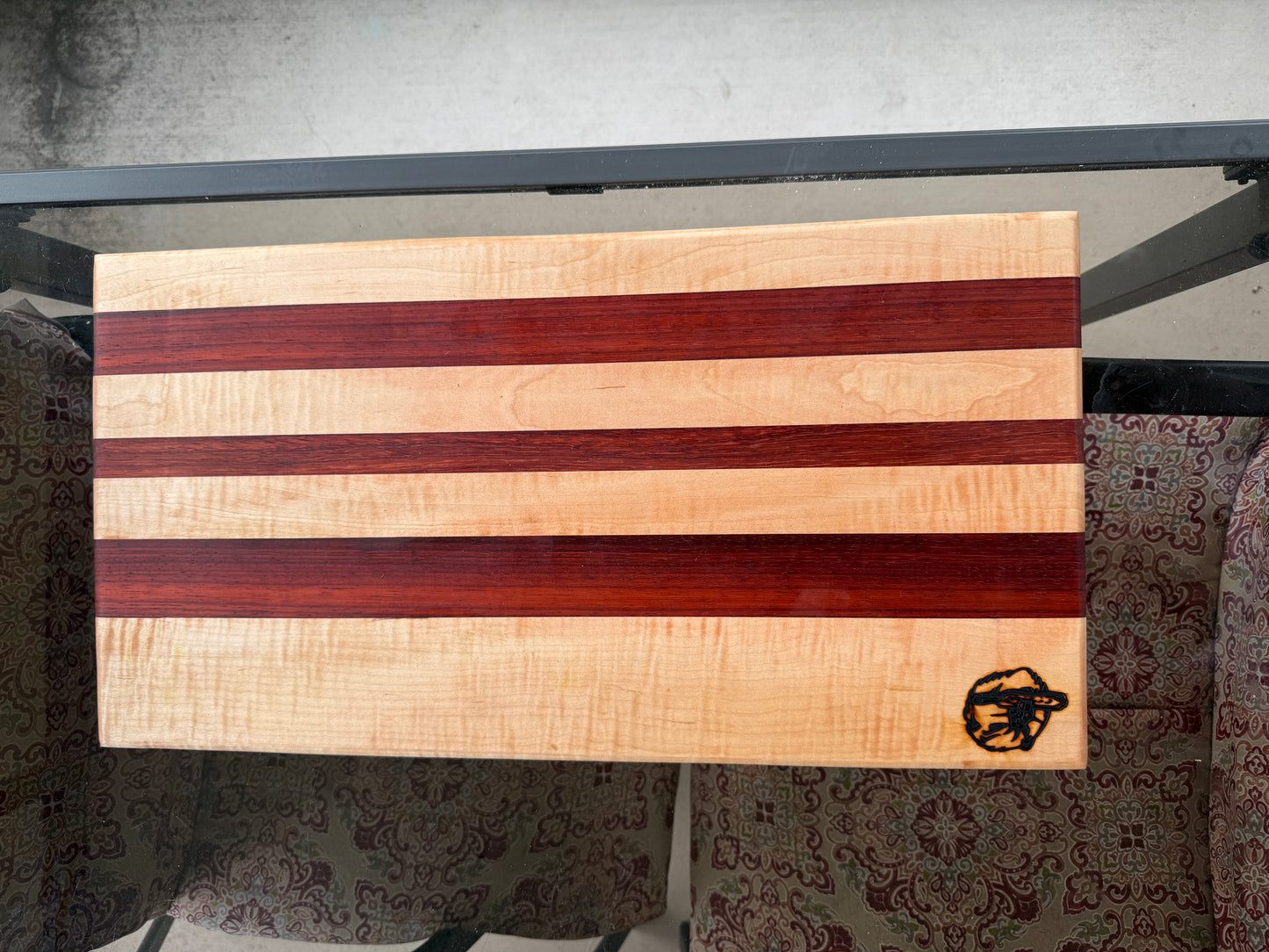Maple and Padauk Cutting Board