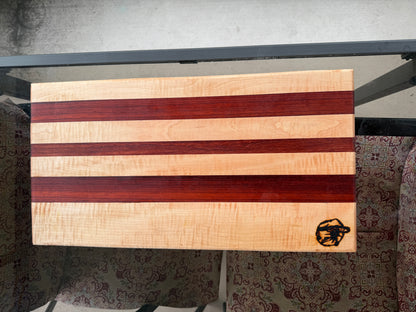 Maple and Padauk Cutting Board
