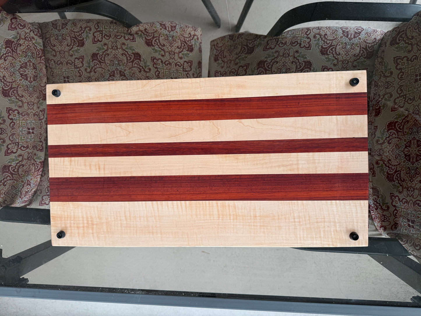 Maple and Padauk Cutting Board