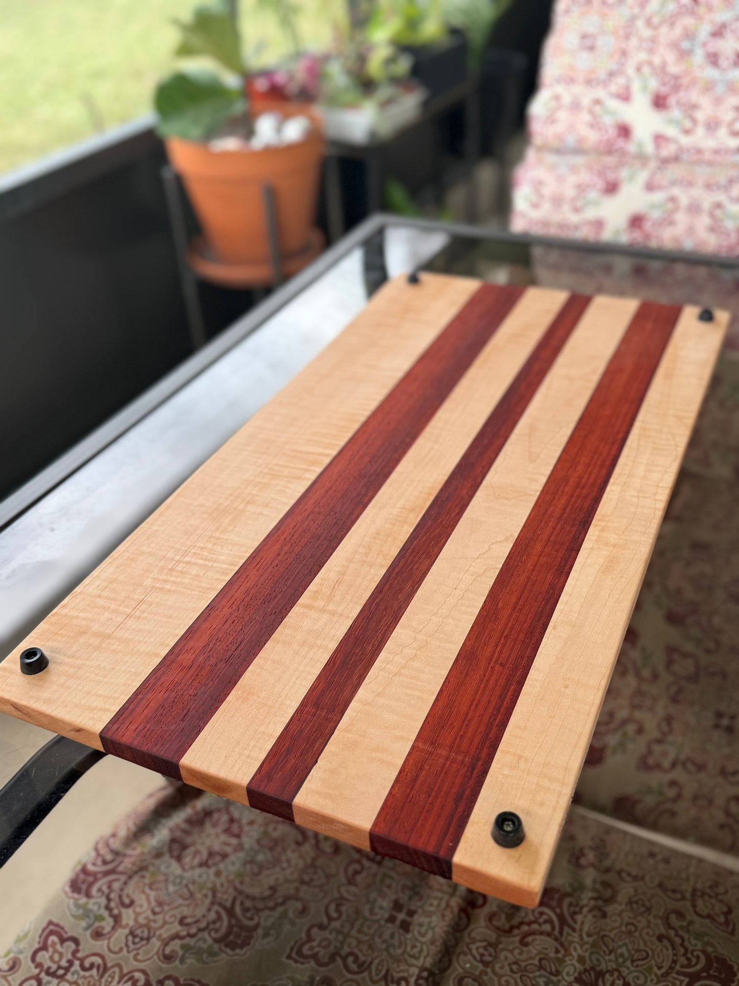 Maple and Padauk Cutting Board