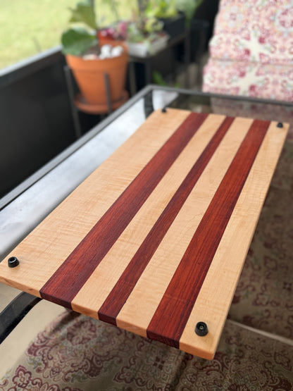 Maple and Padauk Cutting Board