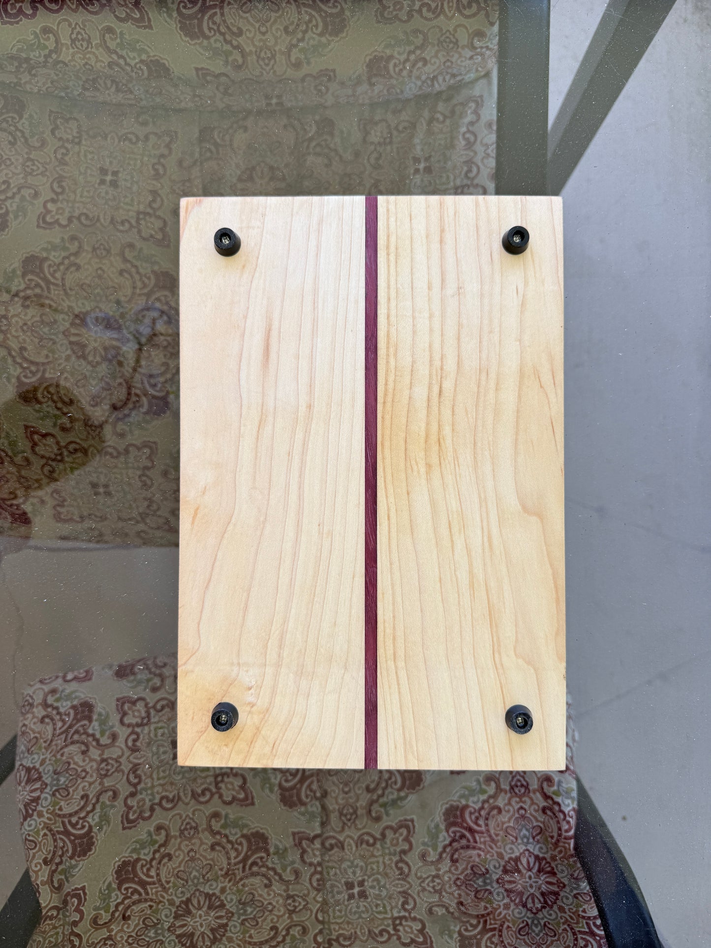 Maple and Purple Heart Cutting Board