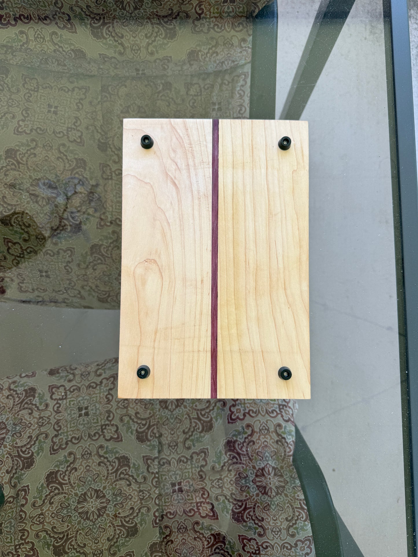 Maple and Purple Heart Cutting Board