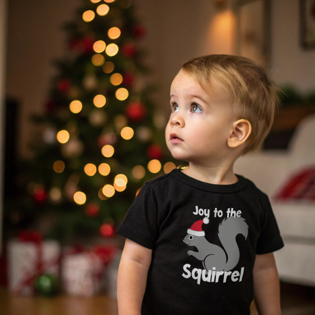 Joy to the Squirrel Toddler Tee