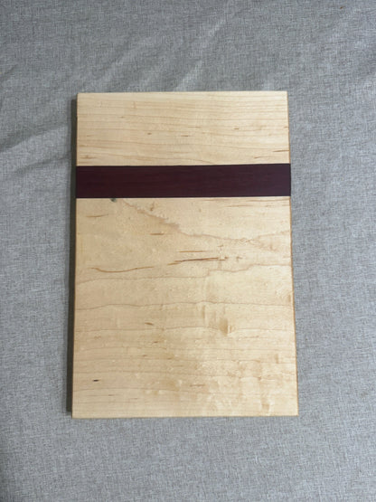 Maple and Purple Heart Cutting Board