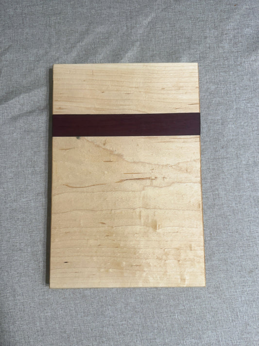 Maple and Purple Heart Cutting Board