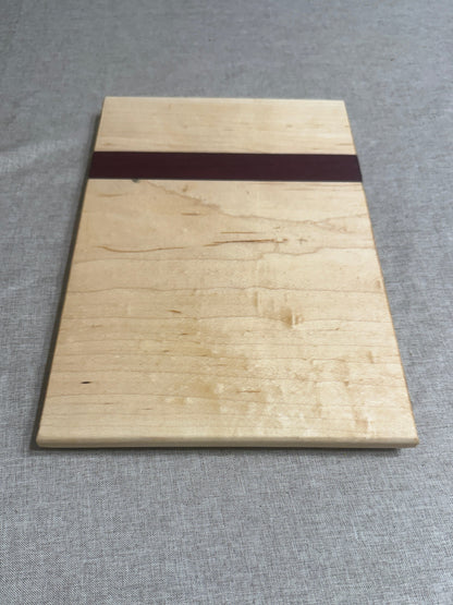 Maple and Purple Heart Cutting Board