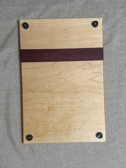 Maple and Purple Heart Cutting Board