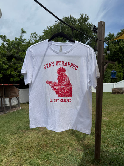 Stay Stapped Women’s High-Waisted T-shirt
