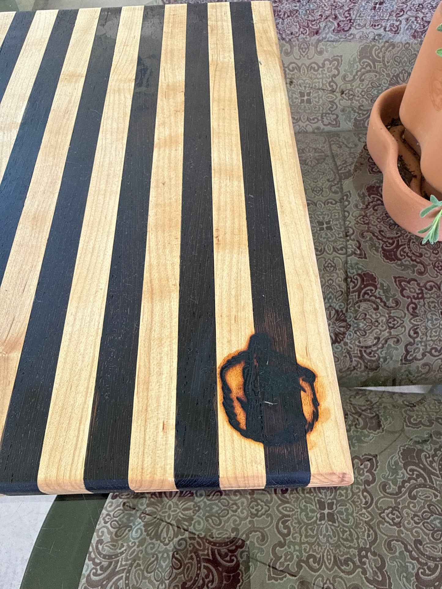 Striped Cutting Board