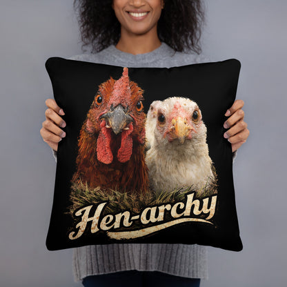 Hen-Archy Pillow