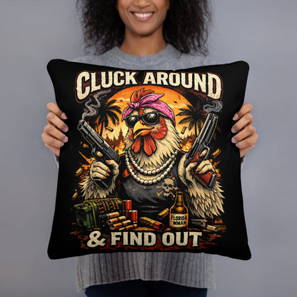 Cluck Around Pillow