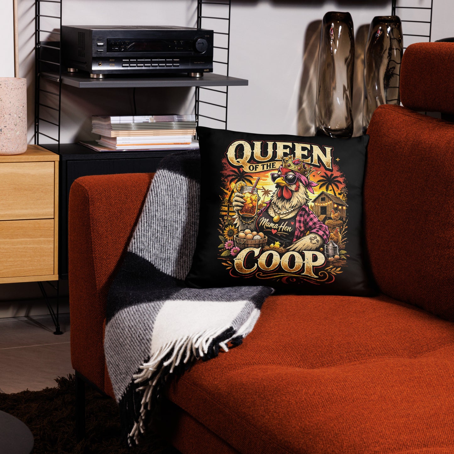 Queen of the Coop Pillow