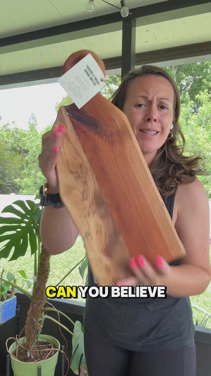 Cherry Wood and Hickory Cutting Board