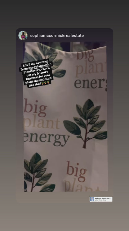 Big Plant Energy Tote bag