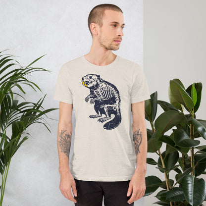 Beaver Skeleton Unisex T-Shirt