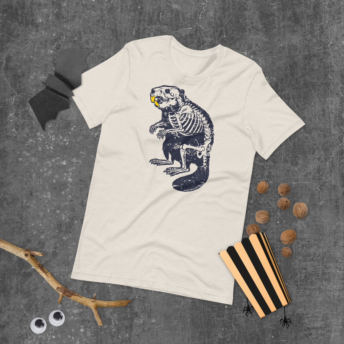 Beaver Skeleton Unisex T-Shirt