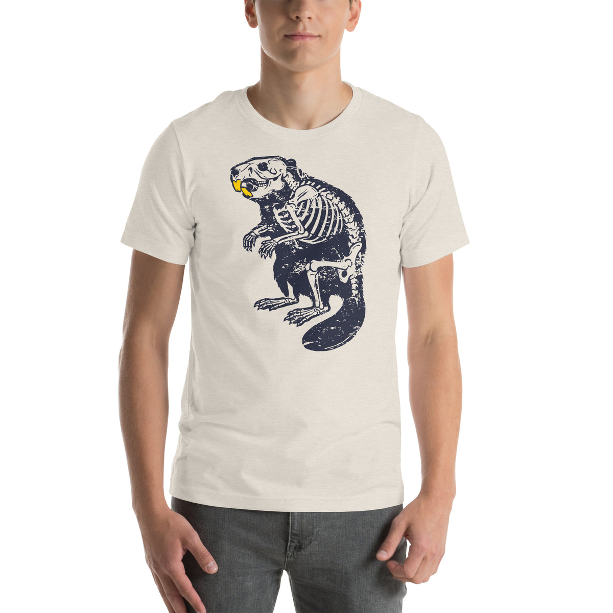 Beaver Skeleton Unisex T-Shirt