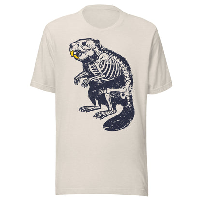 Beaver Skeleton Unisex T-Shirt