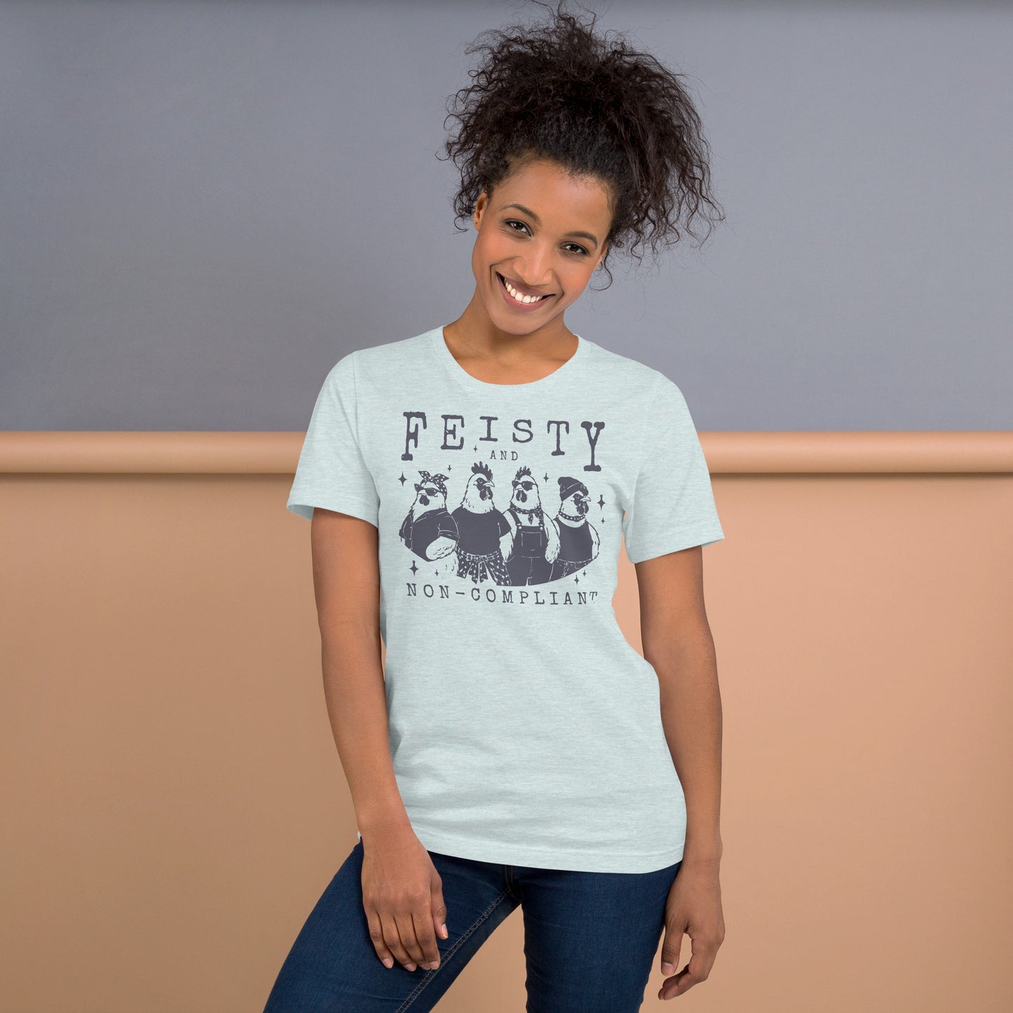 Feisty and Non-Compliant Unisex T-shirt