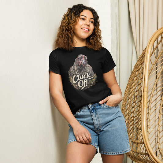 Cluck Off Women’s high-waisted T-shirt