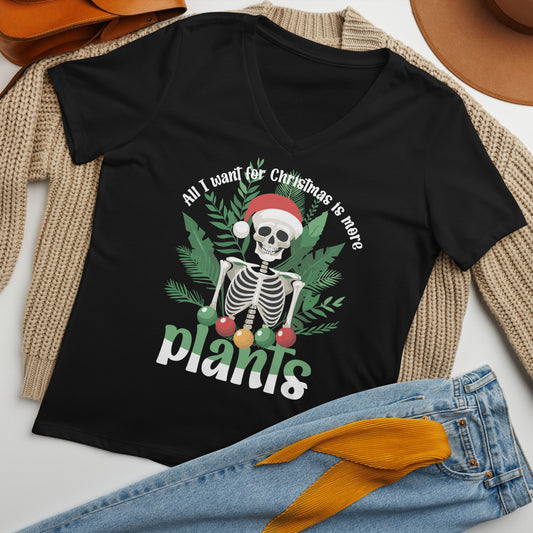 All I Want For Christmas Women’s V-neck T-shirt